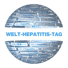 Logo zum deutschen Welt-Hepatitis-Tag