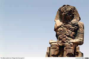 Memnonskolosse | Die südliche Kolossalstatue | Foto: Sabrina | Reiner | CC BY-SA