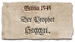 Prophet Haggai