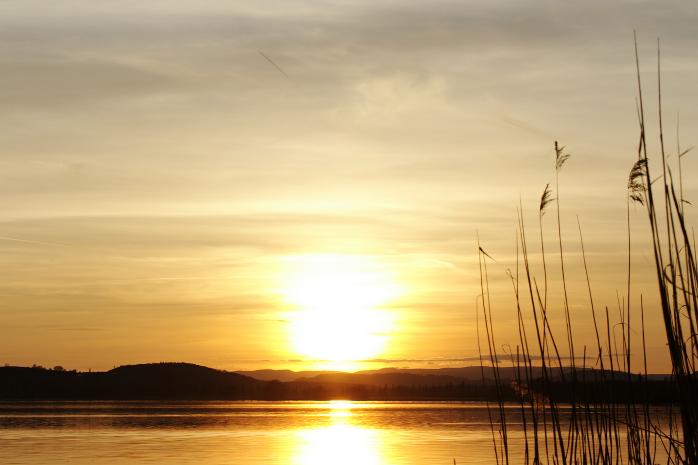 Bild 4: Sunset on Lake Constance
