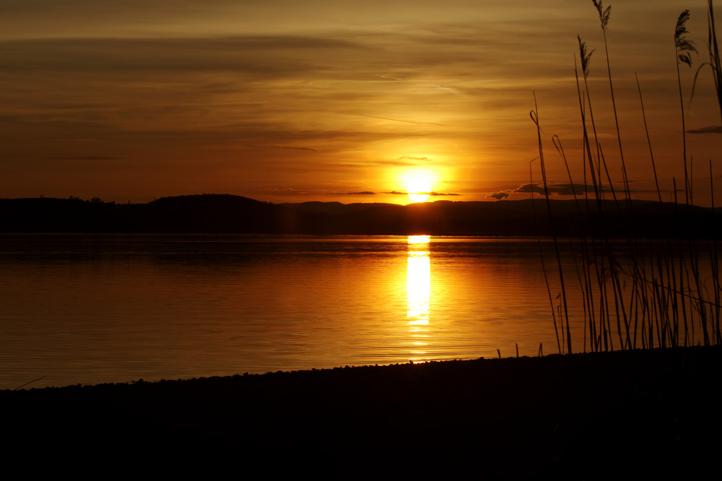 Bild 7: Sunset on Lake Constance