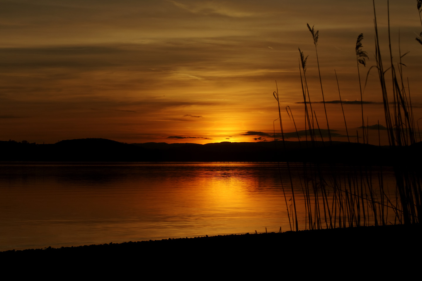 Bild 10: Sunset on Lake Constance