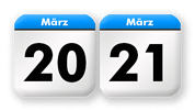 Zeitspanne für den Frühlingsanfang im Kalender 20./21. März | Frühlingsanfang