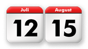Der 8. Sonntag nach Trinitatis liegt zwischen dem<br>12. Juli und dem 15. August eines Jahres.