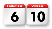 Der 16. Sonntag nach Trinitatis liegt zwischen dem<br>6. September und dem 10. Oktober eines Jahres.