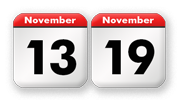 Volkstrauertag zwischen dem 13. November und dem 19. November