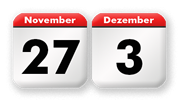 1. Advent zwischen dem 27. November und dem 3. Dezember
