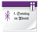 Symbol: 1. Sonntag im Advent