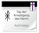 Symbol: Karfreitag