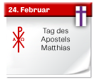 Symbol: Tag des Apostels Matthias