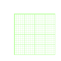 Stilkunst Vorschau: Millimeterpapier (1x1/5x5/10x10 mm) grün