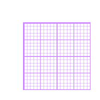 Stilkunst Vorschau: Millimeterpapier (1x1/5x5/10x10 mm) violett