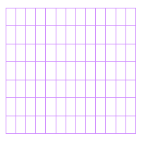 Stilkunst Vorschau: Kariertes (rautiertes) Papier 5x9 mm violett