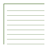 Vorschau Stilkunst DIN A4 Liniertes Papier 7 mm mit Rahmen, Royal Green