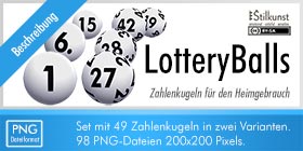 Titelbild Beschreibung LotteryBalls