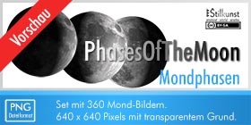 Titelbild Vorschau PhasesOfTheMoon | Mondphasen